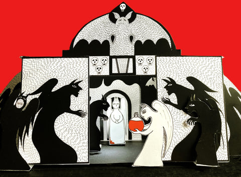 Toy Theatres by Alison Englefield: Theatre of the Winged Vampyres